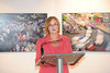 The Presiding Officer, Tricia Marwick MSP, speaking at the Launch of the World Press Photo Exhibition 2011